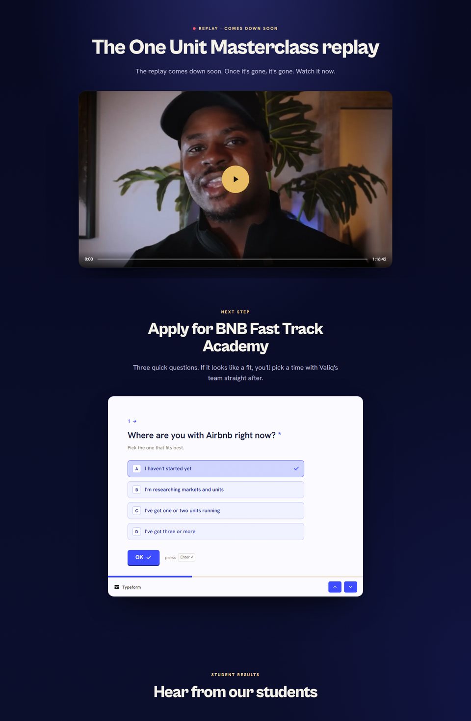 Replay + application preview